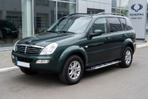 SsangYong Rexton I 2001–2017 Sidosteg Sunrise (2 st, aluminium) foto 1