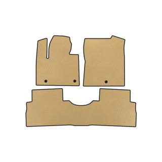 EVA bilmattor (2 rader, beige) Hyundai Santa Fe 4 2018–2023