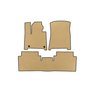 EVA bilmattor (2 rader, beige)