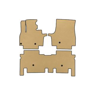 EVA bilmattor (2 rader, beige)