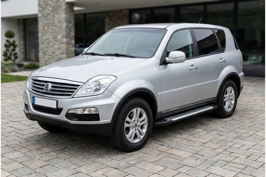 SsangYong Rexton I 2001–2017 Sidosteg Line (2 st, aluminium) Image