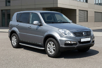 SsangYong Rexton I 2001–2017 Sidosteg Tayga Grey (2 st, aluminium) foto 1