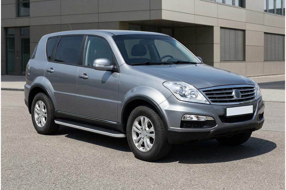 SsangYong Rexton I 2001–2017 Sidosteg Tayga Grey (2 st, aluminium) Image