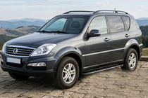 SsangYong Rexton I 2001–2017 Sidosteg RedLine Black (2 st, aluminium) foto 1