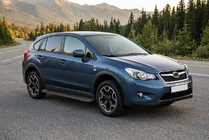 Subaru XV 2011–2017 Sidosteg Allmond Black (2 st, aluminium) foto 1