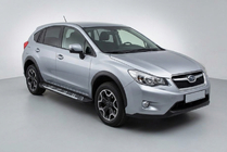 Subaru XV 2011–2017 Sidosteg Sunrise (2 st, aluminium) foto 1