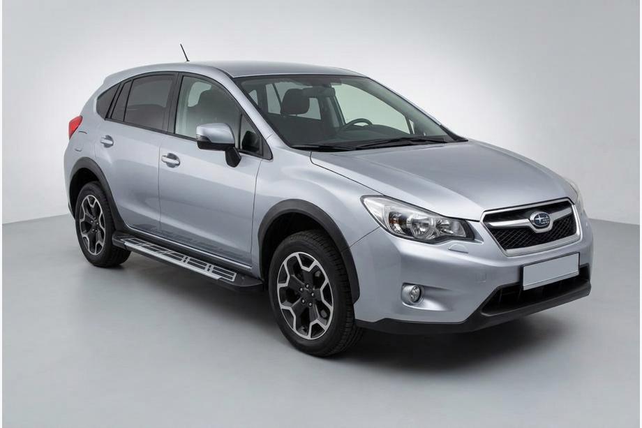 Subaru XV 2011–2017 Sidosteg Sunrise (2 st, aluminium) Image