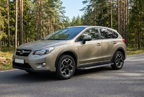 Subaru XV 2011–2017 Sidosteg RedLine V1 (2 st, aluminium) foto 1