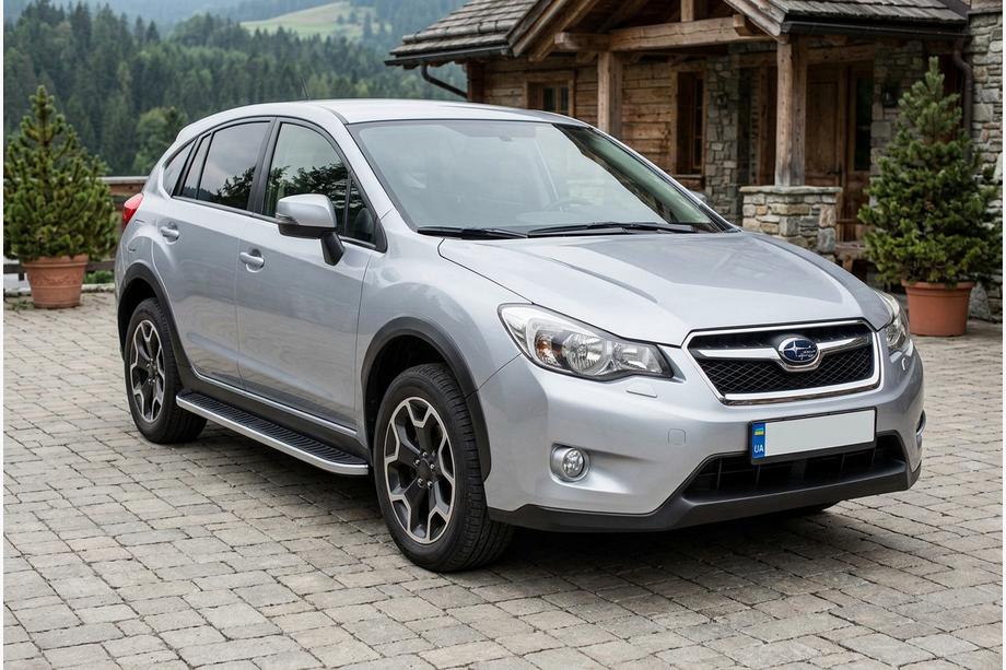 Subaru XV 2011–2017 Sidosteg Tayga Grey (2 st, aluminium) Image