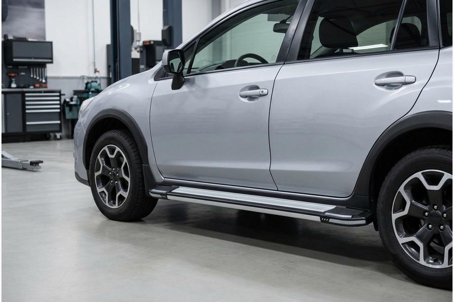 Subaru XV 2011–2017 Sidosteg Rainbow (2 st, aluminium) Image