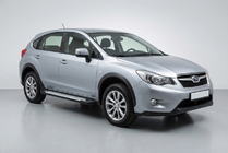 Subaru XV 2011–2017 Sidosteg Allmond Grey (2 st, aluminium) foto 1