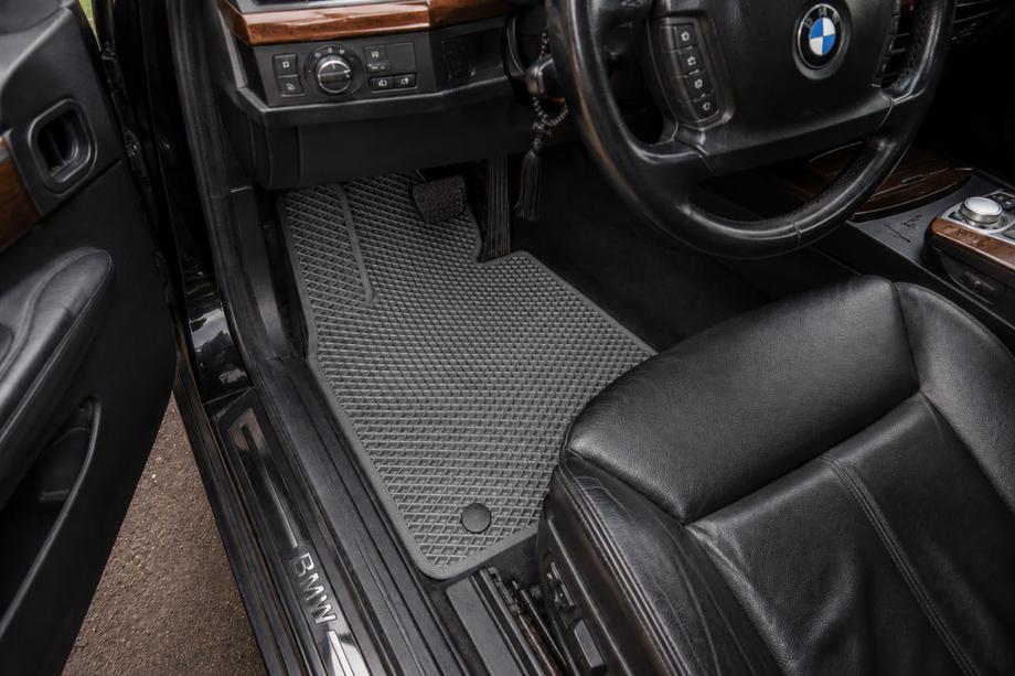 BMW 7-serien E65/66 2001–2008 EVA bilmattor för kupén (för E66, grå) Image