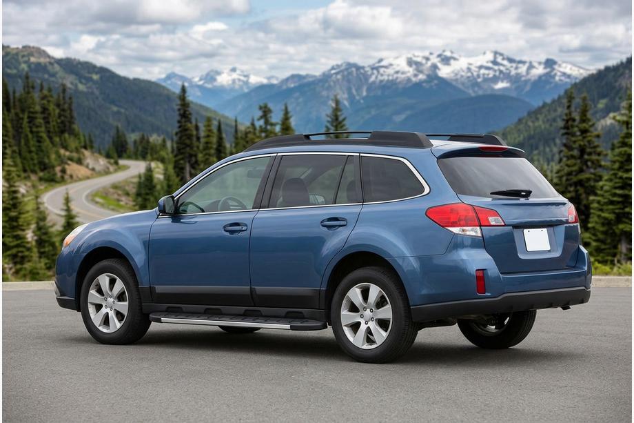 Subaru Outback 2009–2014 Sidosteg Duru (2 st, aluminium) Image