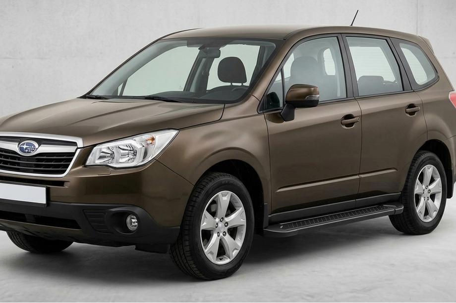 Subaru Forester 2013–2018 Sidosteg Allmond Black (2 st, aluminium) Image
