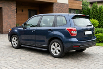 Subaru Forester 2013–2018 Sidosteg Bosphorus Black (2 st, aluminium) foto 1