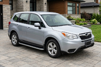 Subaru Forester 2013–2018 Sidosteg Tayga Grey (2 st, aluminium) foto 1
