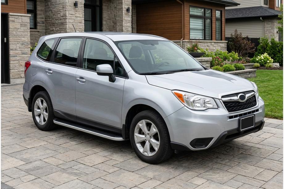 Subaru Forester 2013–2018 Sidosteg Tayga Grey (2 st, aluminium) Image