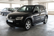 Suzuki Grand Vitara 2005–2017 Sidosteg RedLine V1 (2 st, aluminium) foto 1