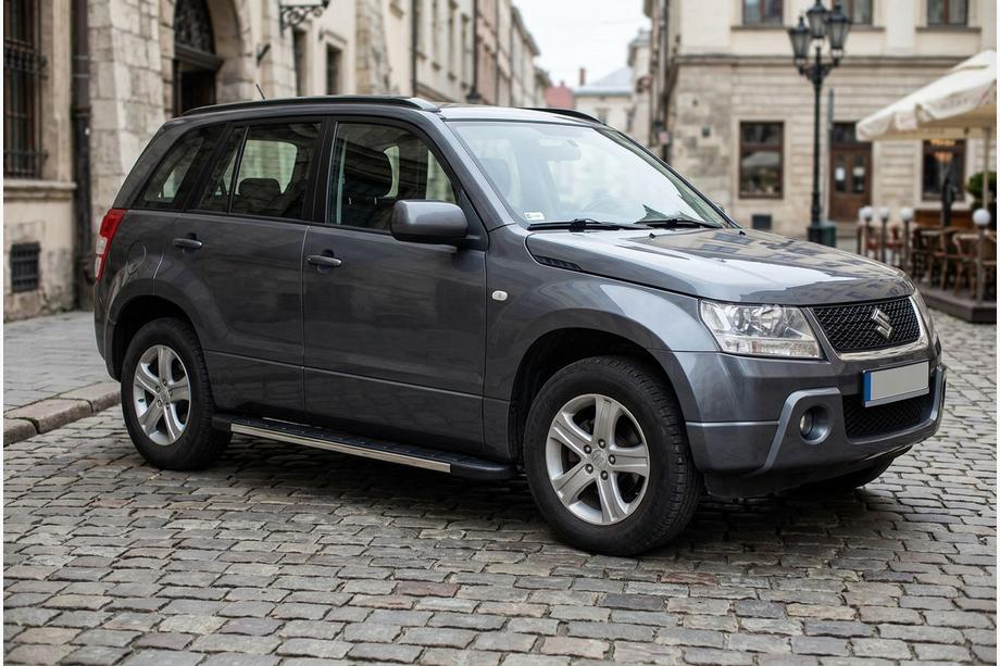 Suzuki Grand Vitara 2005–2017 Sidosteg Duru (2 st, aluminium) Image