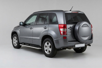 Suzuki Grand Vitara 2005–2017 Sidosteg Maydos V1 (2 st, aluminium ↗ rostfritt stål) foto 1