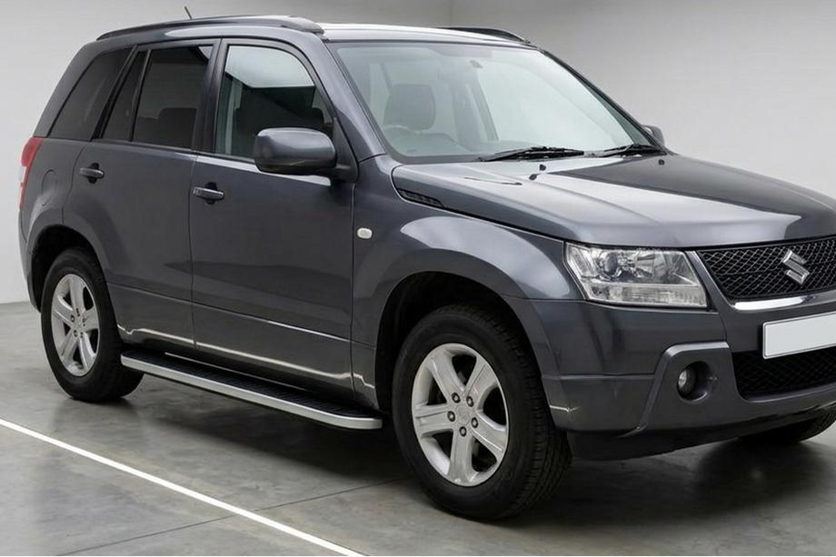 Suzuki Grand Vitara 2005–2017 Sidosteg Tayga Grey (2 st, aluminium) Image