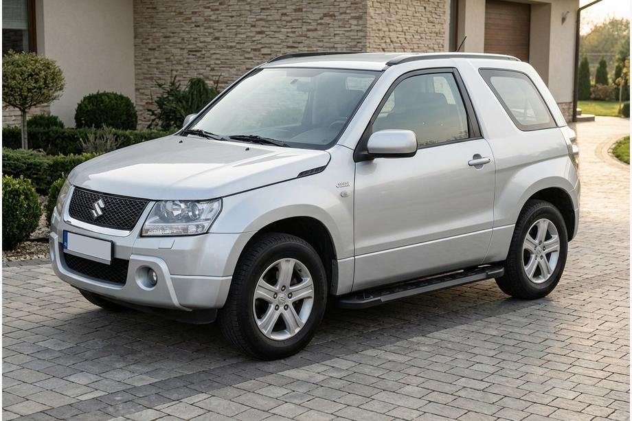 Suzuki Grand Vitara 2005–2017 Sidosteg RedLine Black (2 st, aluminium) Image