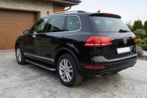 Volkswagen Touareg 2010–2018 Sidosteg Maydos V1 (2 st, aluminium / rostfritt) foto 1