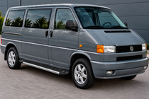 Volkswagen T4 Transporter 1990–2003 Sidosteg Duru (2 st, aluminium) Kort hjulbas foto 1