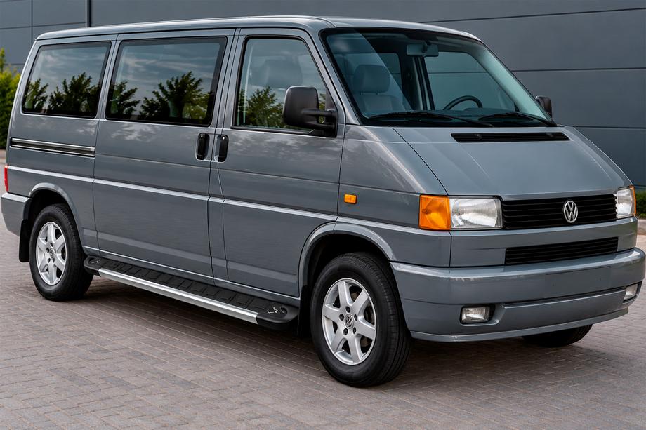 Volkswagen T4 Transporter 1990–2003 Sidosteg Duru (2 st, aluminium) Kort hjulbas Image
