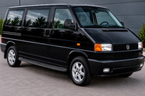 Volkswagen T4 Transporter 1990–2003 Sidosteg Bosphorus Black (2 st, aluminium) Lång hjulbas foto 1