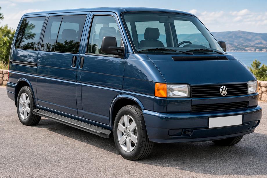 Volkswagen T4 Caravelle/Multivan 1990–2003 Sidosteg Allmond Black (2 st, aluminium) Image