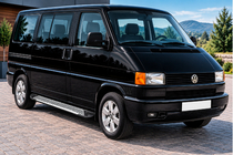 Volkswagen T4 Caravelle/Multivan 1990–2003 Sidosteg Line (2 st, aluminium) foto 1