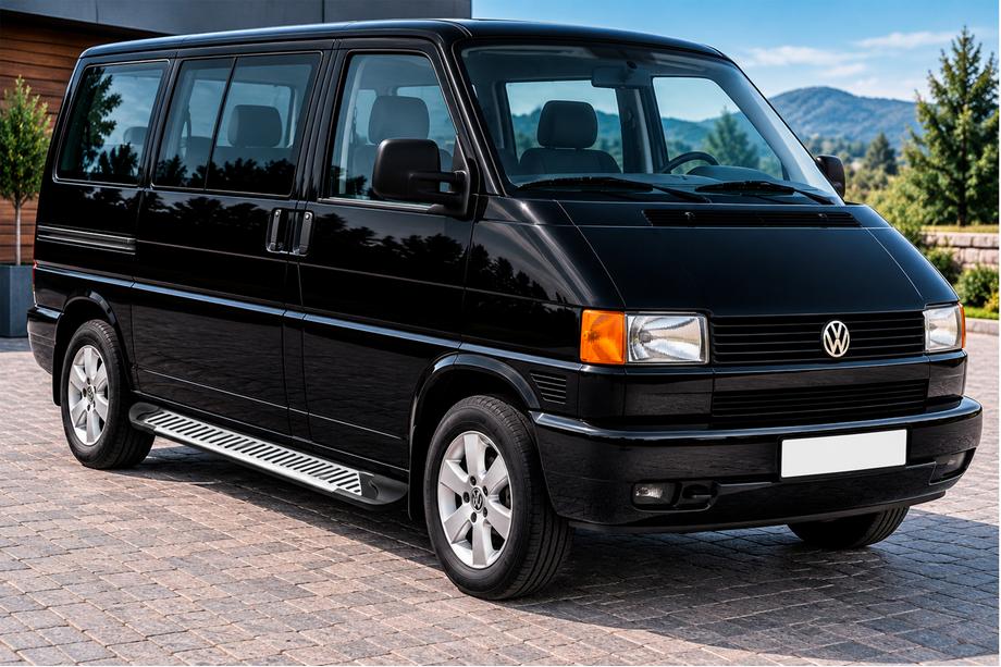 Volkswagen T4 Caravelle/Multivan 1990–2003 Sidosteg Line (2 st, aluminium) Image