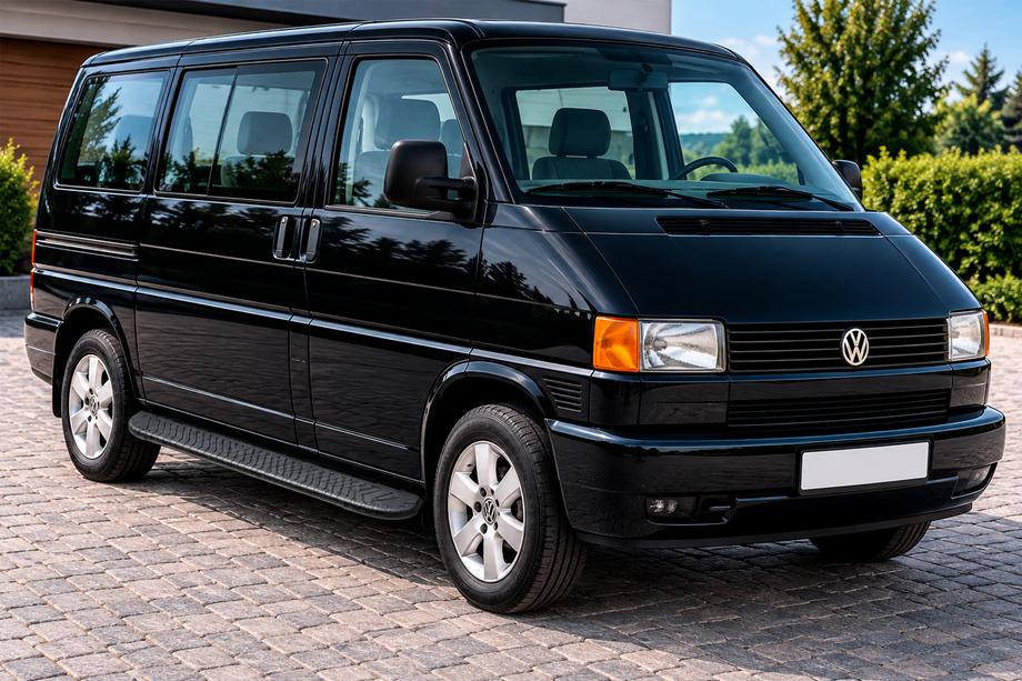 Volkswagen T4 Caravelle/Multivan 1990–2003 Sidosteg Bosphorus Black (2 st, aluminium) Image
