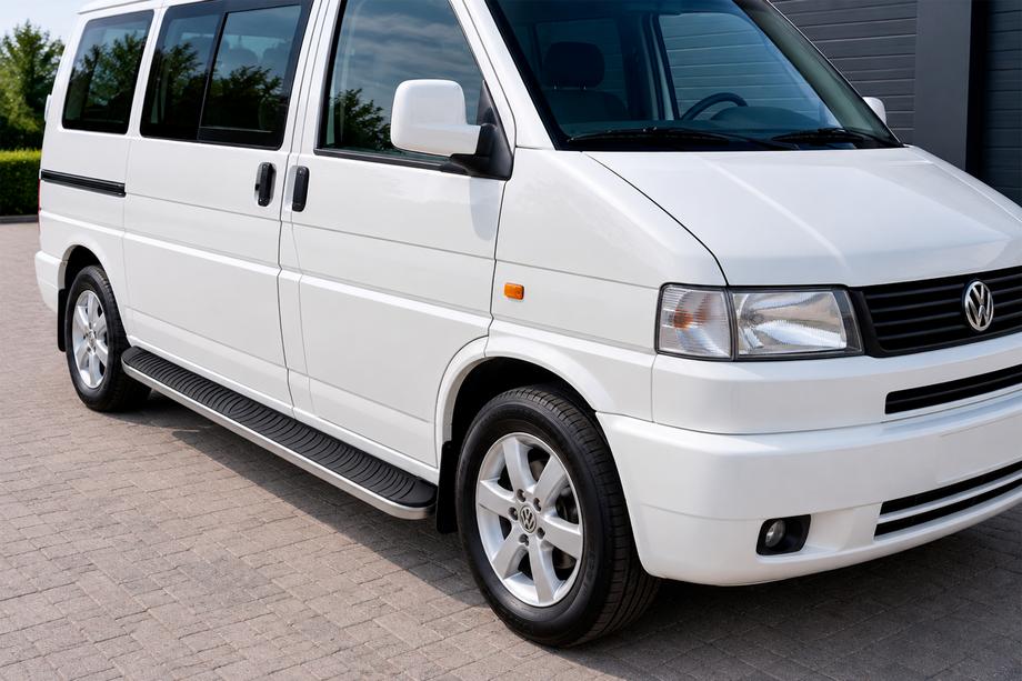 Volkswagen T4 Caravelle/Multivan 1990–2003 Sidosteg Tayga Grey (2 st, aluminium) Image