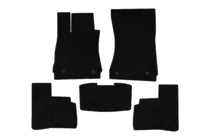 Mercedes S-class W221 2005–2013 Textilmattor Classic (Short, Svart) foto 1