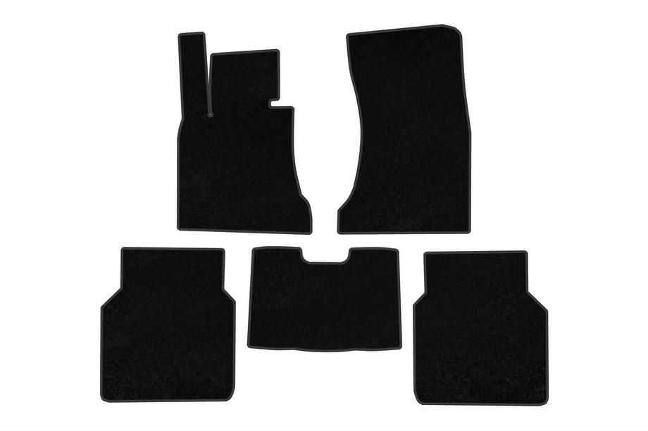BMW 7-serien E65/66 2001–2008 Premium textilmattor (För E66, svart) Image