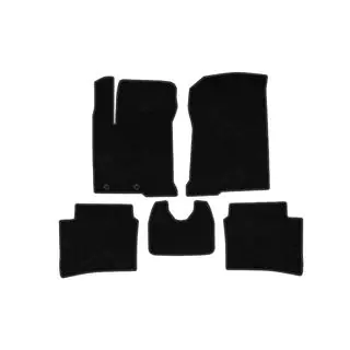 Premium textilmattor (Svart) foto 1