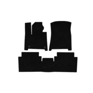 Premium textilmattor (2 rader, svart) foto 1