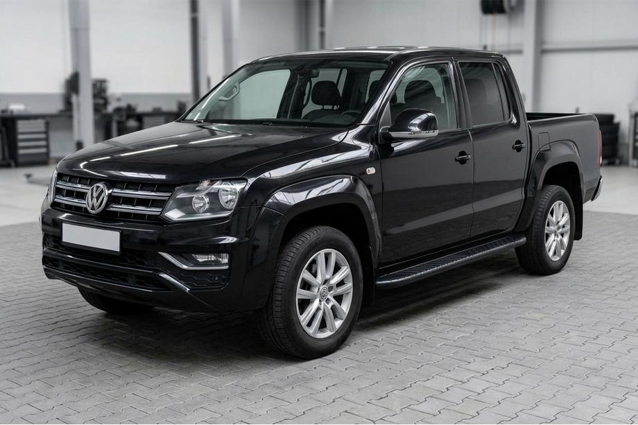 Volkswagen Amarok 2010–2022 Sidosteg Bosphorus Black (2 st, aluminium) Image