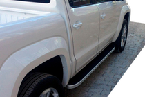 Volkswagen Amarok 2010–2022 Sidosteg Tayga Grey (2 st, aluminium) foto 4