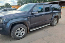 Volkswagen Amarok 2010–2022 Sidosteg Tayga Grey (2 st, aluminium) foto 3
