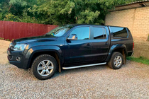 Volkswagen Amarok 2010–2022 Sidosteg Tayga Grey (2 st, aluminium) foto 5