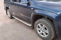 Volkswagen Amarok 2010–2022 Sidosteg Tayga Grey (2 st, aluminium) foto 1