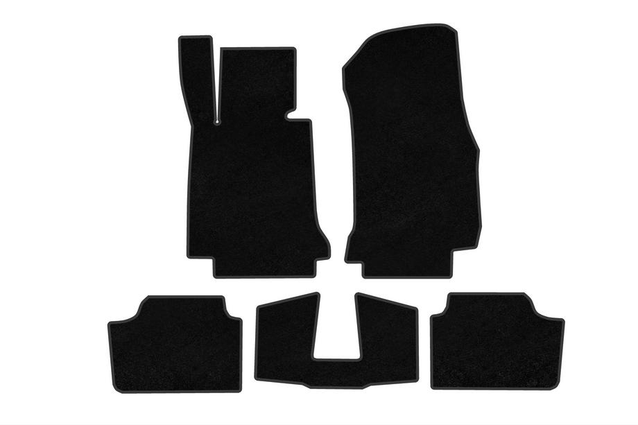 BMW 2-serien F22/F23 2014–2021 Deluxe textilmattor (för F22, svarta) Image