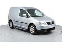 Volkswagen Caddy 2004–2010 Sidosteg Sunrise (2 st, aluminium) Maxi hjulbas foto 1