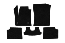 Fiat 600/600e 2023– Deluxe textilmattor (Electro, svart) foto 1