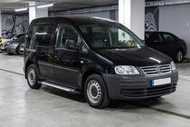Volkswagen Caddy 2004–2010 Sidosteg Line (2 st, aluminium) foto 1