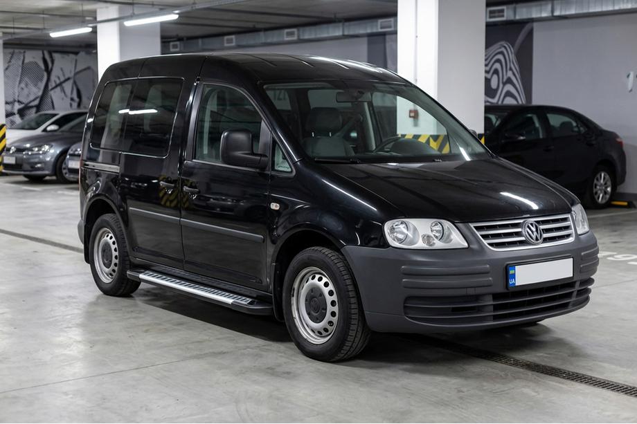 Volkswagen Caddy 2004–2010 Sidosteg Line (2 st, aluminium) Image