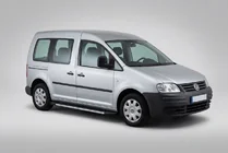 Volkswagen Caddy 2004–2010 Sidosteg Duru (2 st, aluminium) foto 1
